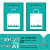 Travel Disposable Bed Set: Dirty-Proof Bed Sheets, Duvet Cover, Pillowcase, and Towel for Hotel or Train Sleeper.