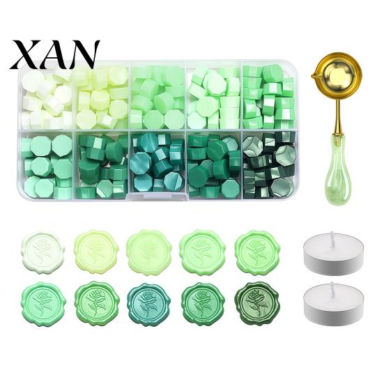 Wedding Invitation Tools Wax Seal Kit, with Sealing Beads Spoon And Candles, Decorative Seals DIY Stamp for Invitations Envelopes Personalized Letter