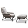 Rattan Patio and Garden Sofa Chair Set - 3-Piece Outdoor Furniture Combination