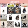 Removable Halloween Diy Wall Stickers With Fire Retardant Pvc Pumpkin Witch Decal