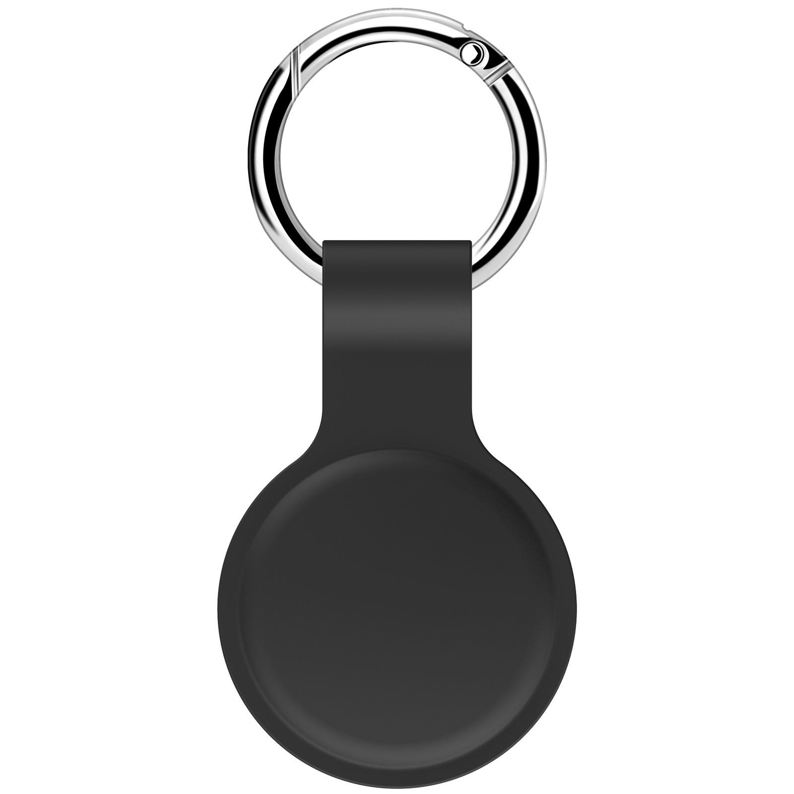 Для чехла AirTag силиконовый защитный чехол-брелок AirTags-Tracker серый