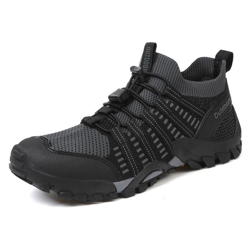 Fashion Pure Stream Shoes Outdoor Casual Climbing Hiking Fishing Shoes Wading Water Camping Thick Sole Mesh Breathable Wading Men Women