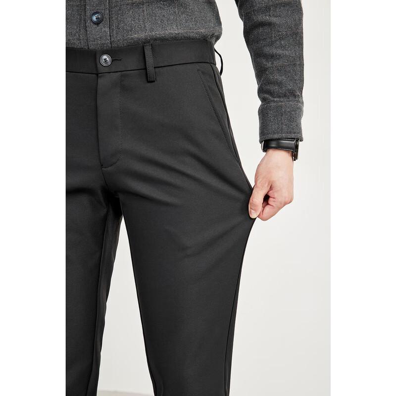 SEPTWOLVES Men's Casual Lined Wrinkle-Resistant Trousers