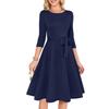 Women's Cocktail Dresses 3/4 Sleeve Vintage Wedding Guest Dress