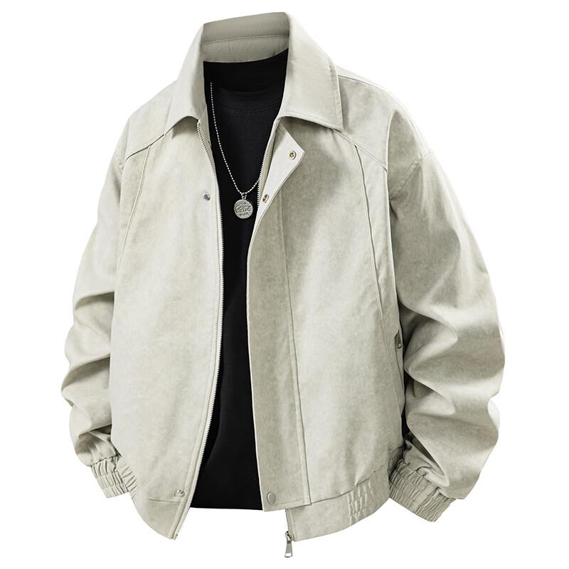 

COVER GAL Men s Retro Workwear Zipper Pocket Jacket 3XL