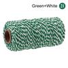2mm 100M Macrame Cord Corda di cotone Spago Filo Stringa Artigianato Cucito fai da te Fatti a mano Arazzi Boemia Festa di nozze Decorazioni per la casa
