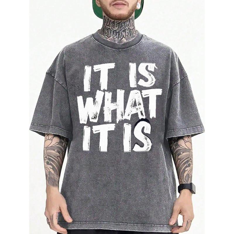 

European Size Washed Men S And Women S Vintage Acid Wash T-Shirt Soft And Breathable Loose-Fitting Street Style Short-Sleeve Crew Neck Casual Shirt 5XL сірий