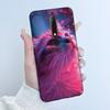 Custodia Carina Per Nokia 6.1/Nokia 6.1 Plus/Nokia X6/Nokia6 Guscio Stampato Cover Protettiva Morbido Silicone Cartone Animato Nera Custodia