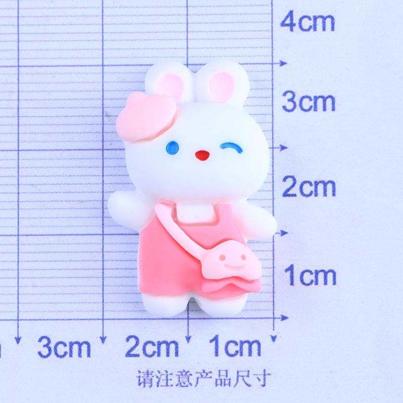 

10Pcs New Cute Mini Cartoon Rabbit, Flat Back Resin Cabochons Scrapbooking DIY Jewelry Craft Decoration Accessorie