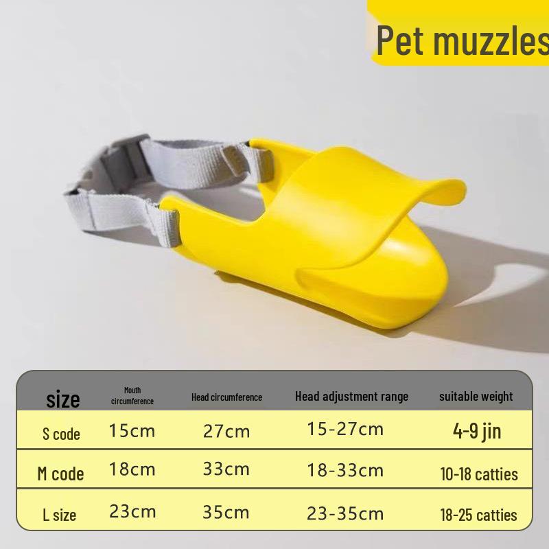 Reflective Adjustable Dog Muzzle - Prevents Ingestion, Original Design for Outdoor Use