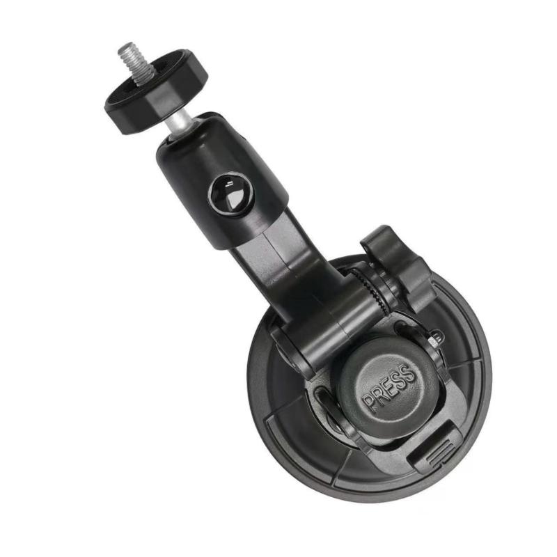 Dashcam Mount Car Suction Cup for Dashcam Holder 1/4 Screw Car Mount for Driving Recorders, 360 Degree Rotatable Dashcam