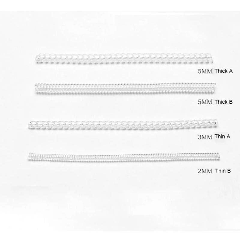 

4 Sizes Transparent Invisible Ring Size Adjustment Tightener Spiral Resizing Tool Ring Accessories Based Ring Jewelry Kit 4pcs