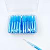 60 Pcs 0.6-1.5mm Toothpicks Push-pull Toothbrush PE Oral Cleaning Tools  Interdental Cleaning