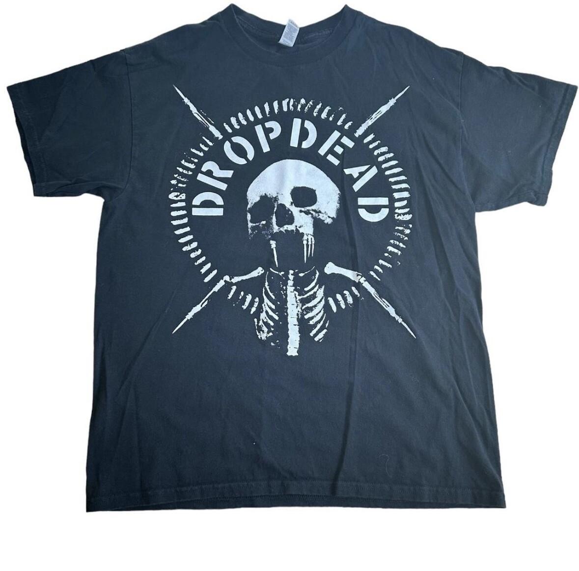 Dropdead Хардкор Краст Панк Группа Футболка Мерч Винтаж Грайндкор Дистопия Y2K XXXXL