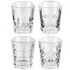 Pure Semi Shot Glasses, 50ml, Set of 4 / PURE SEMI GLASS Clear Glass Glasses, Espresso Glasses, Shochu Glasses, Whiskey, Brandy