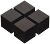 Yamamoto Acoustic Craft Cube Base African Ebony (Set of 4) Insulators QB-3