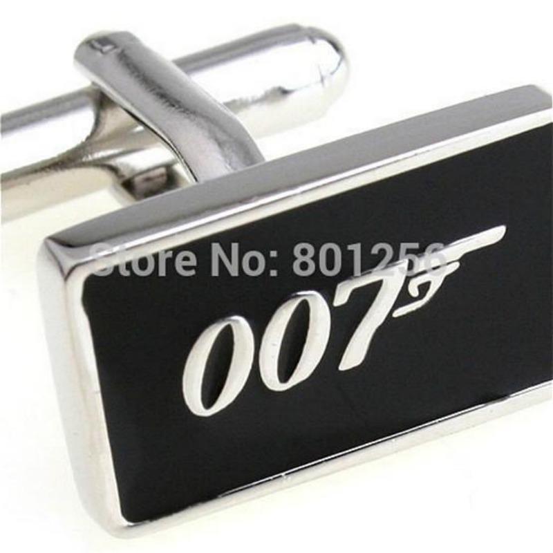 Nowa moda posrebrzana emalia w kolorze czarnym Spy 007 James Bond Walther P99 kształt wykwintny