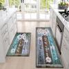 VIKAMA1PC Luxury-style High-end Long-shaped Floor Mat for Kitchen Anti-slip and Stain-resistant Floor Covering for Home Decor