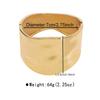 DIEZI Hip Hop Simple Irregular Geometric Cuff Bangles Fashion Gold Silver Color Spring Bracelet Bangles For Women Men Jewelry