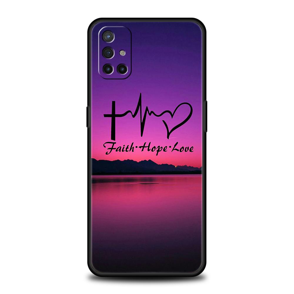 

Faith Christian Religious Jesus Clear Phone Case for Oneplus 11 Nord N100 N10 10 7 8 9 9R 7T 8T N200 CE 2 9RT Z Pro Cover Shell OnePlus 11