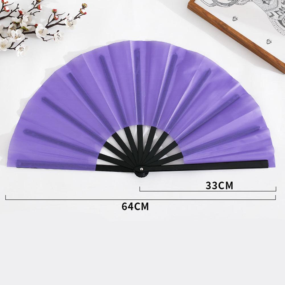 Juego de 5 Abanicos Grandes de Danza Plegables de 13 Pulgadas: Perfecto para Fiestas, Bodas y Plegado al Aire Libre--Abanicos Abanicos de Baile Cuadrado Piezas de Decoración