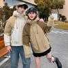 Men's and women's cotton jackets, winter 2025 new couple short outdoor cargo jackets, cotton jackets, cold jackets