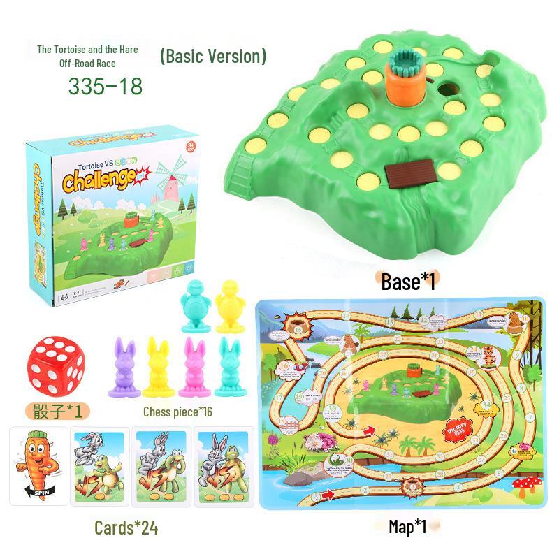 Douyin 4th Gen Off-Road Tortoise & Hare Race: Interactive Parent-Child Desktop Game
