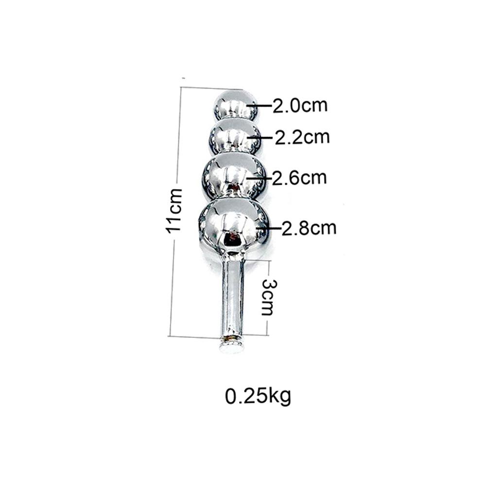Sex Toys Removable Chastity Belt Accessories Anal Beads Anus Vagina Plug Silicone Dildo 4/5 Ball Men Women Couples Masturbator