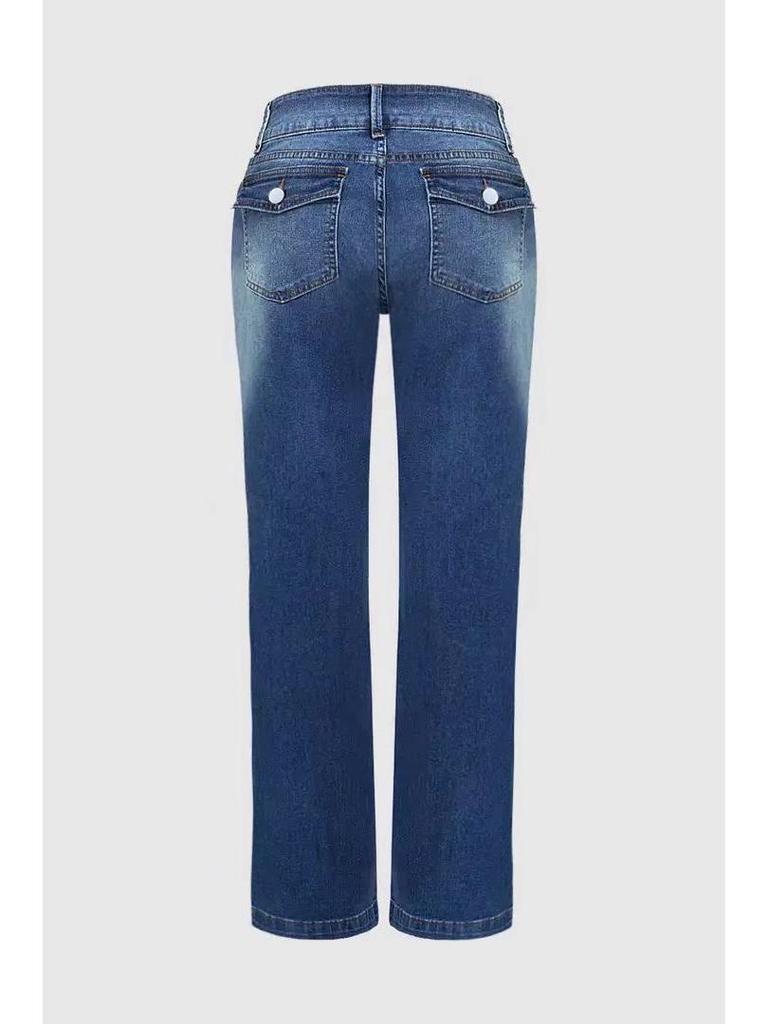 High-Waisted Women's Wide-Leg Jeans - European & American Style, Slimming, Versatile, Casual Korean Design