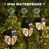 2ks LED Solární bodová světla Venkovní Ip44 Vodotěsný jas Solární bodová světla Nastavitelná pro zahradní výzdobu Příjezdová cesta na dvorek