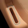 For ZEEKR 9X 2nd Row Seat Storage Box Silicone Phone Holder Organizer Phone Slot Mat Tidying Interior Decoration Car Accessories