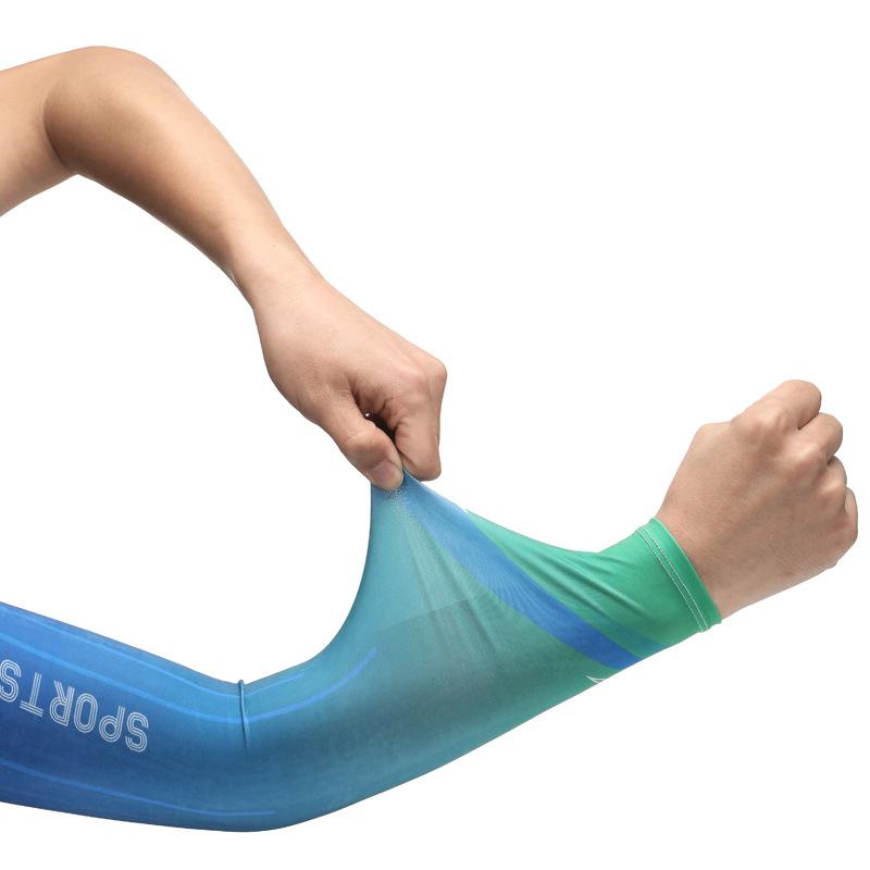 

Summer ice sleeves men s and women s sunscreen thin anti-ultraviolet ice silk sleeves breathable outdoor riding driving basketball protection One Size