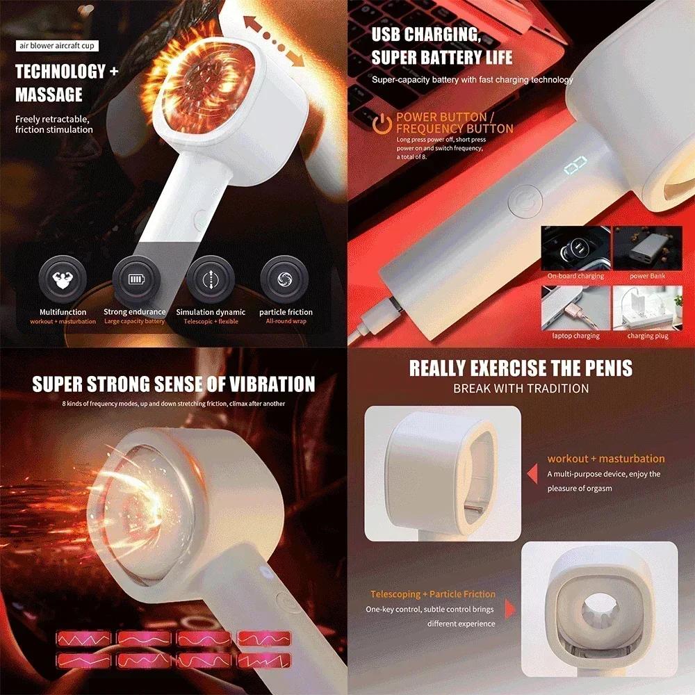 Exercise Machine Big Ass Masturbator Body Adults Toys Adult Goods Vagina Masturbator Nozzles Penis Sexual Tools For Men Toys