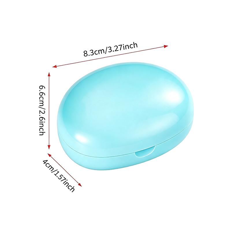 1 Set Portable Contact Lenses Case Contact Lenses Cleaner Ultrasonic With Removable Box Remove Tear Protein Cleaning Machine