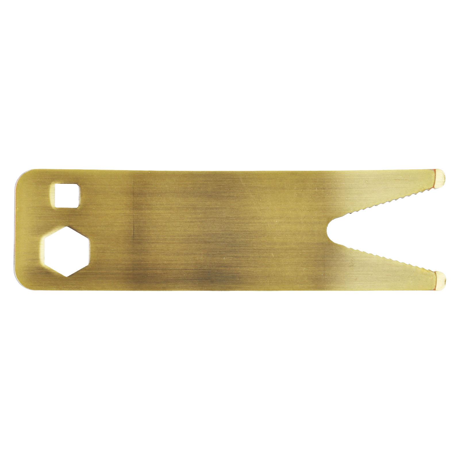 

Guitar Bass Multi Tool Spanner Multifunctional Bass Multi Tool Wrench for Knob Maintenance 10cm бронзовый