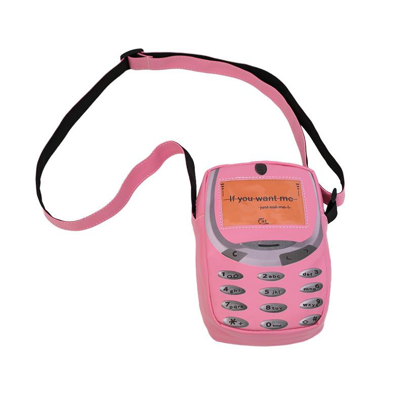 Kleine Tasche Damen 2025 neue Persönlichkeit lustig Handy kleine Umhängetasche lässig vielseitig Paar Schulter Umhängetasche
