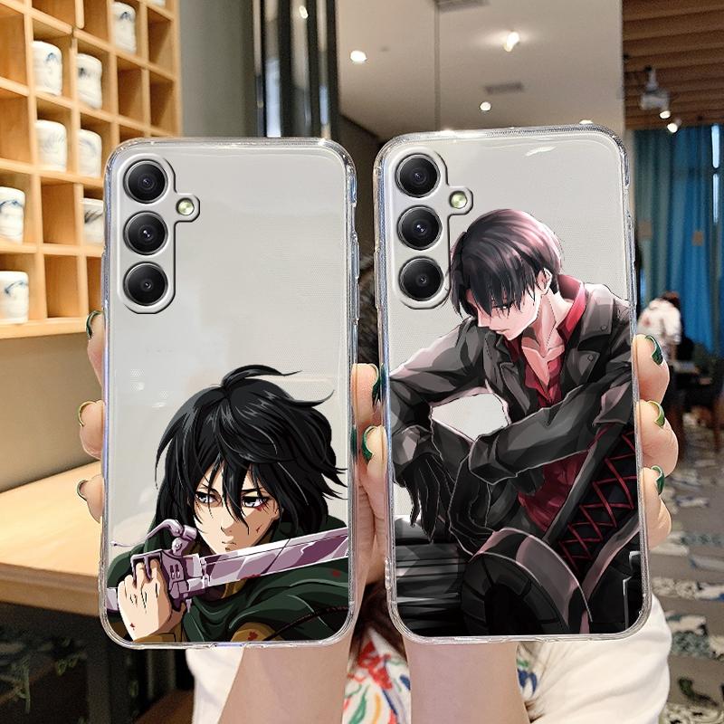 Husă din silicon moale, transparentă, cu modele de desene animate, pentru Samsung A55 M35 S24 Xiaomi Redmi Note 13 Poco C65 iPhone Husă de protecție rezistentă la șocuri