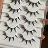 Anime-Inspired False Eyelashes, 5 Pairs Cartoon Eye Faux Lashes, Dramatic Look Demon Style, Volumizing & Lengthening