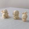 Easters-Rabbit Molds Rabbits Silicones Candle Molds Cute 3d-Rabbit Molds Resins Soap Molds Candle Scented-Making Supply