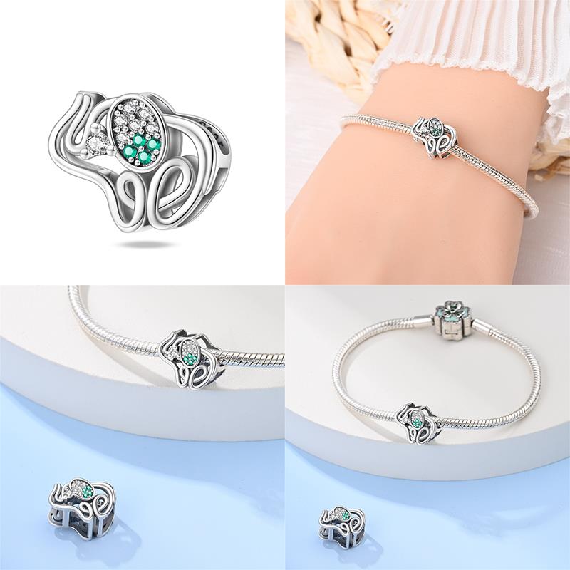 Fit Charms Fororiginal Bracelets And 3Mm Bracelets Cat Pendant Under The Mooncopper Jewelry Making For Women Gift