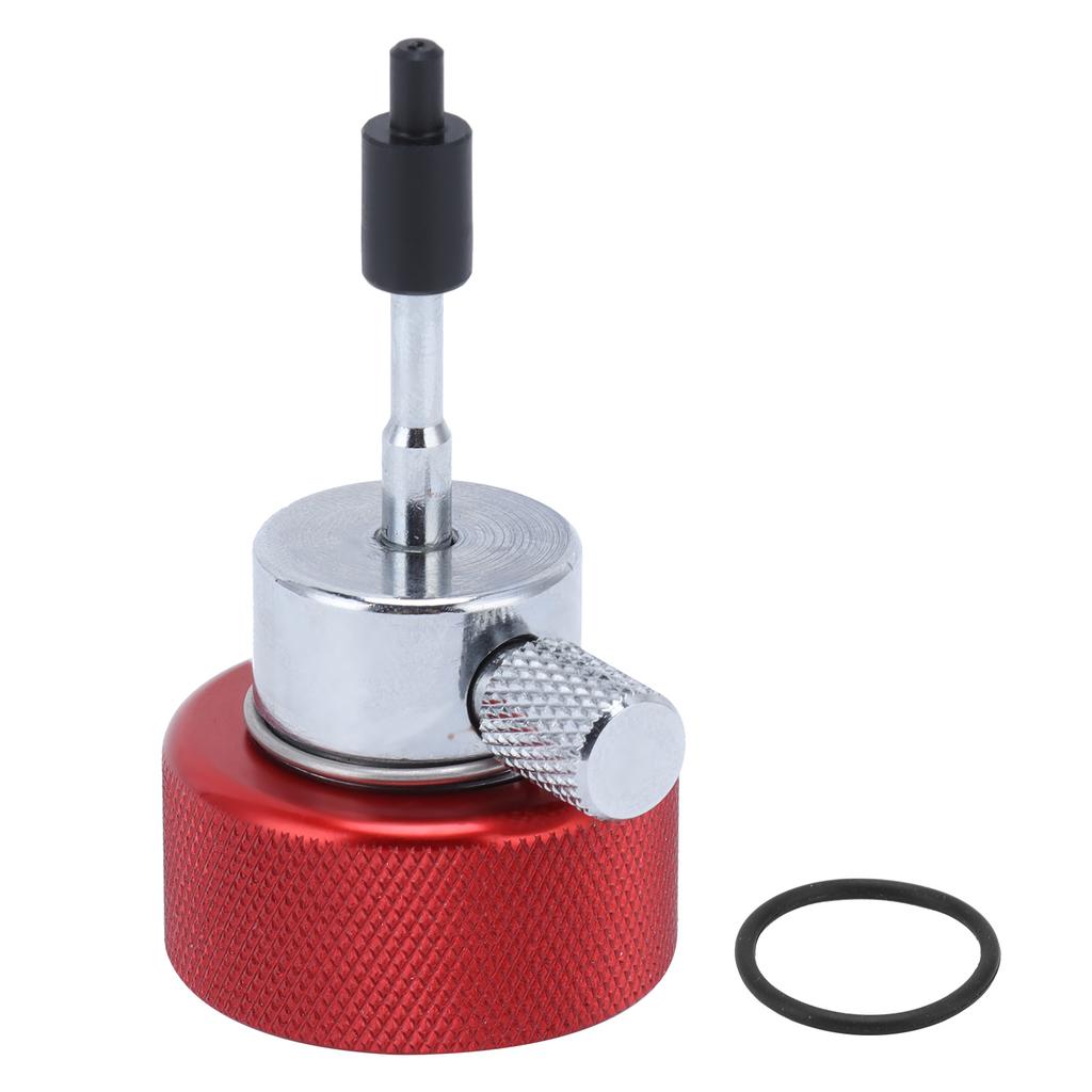 Propane Filling Adapter Aluminum Alloy Thread Gas Charging Connector with Silicone Oil Port