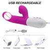 Powerful Rabbit Dildo Thrusting Vibrator Heat Up Sucking Vibrating G-spot Vagina Clitoris Stimulation Massager Silicone Sex Toys