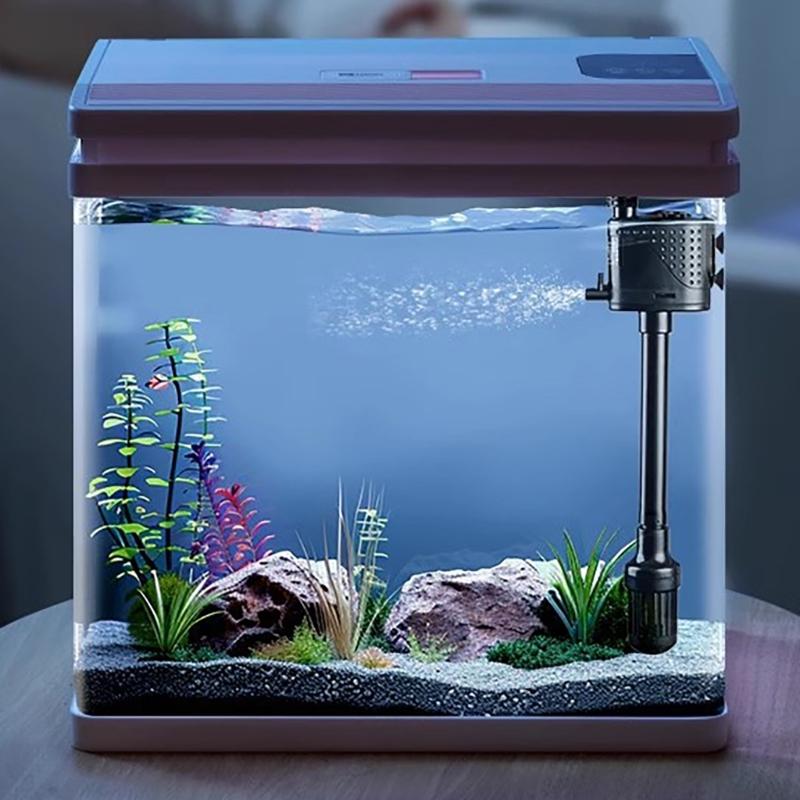 Aquarienfilter mit Wasserreinigung Aquarienpumpe Biochemischer Filter Geräuscharm Interner Filter zur Sauerstoffanreicherung