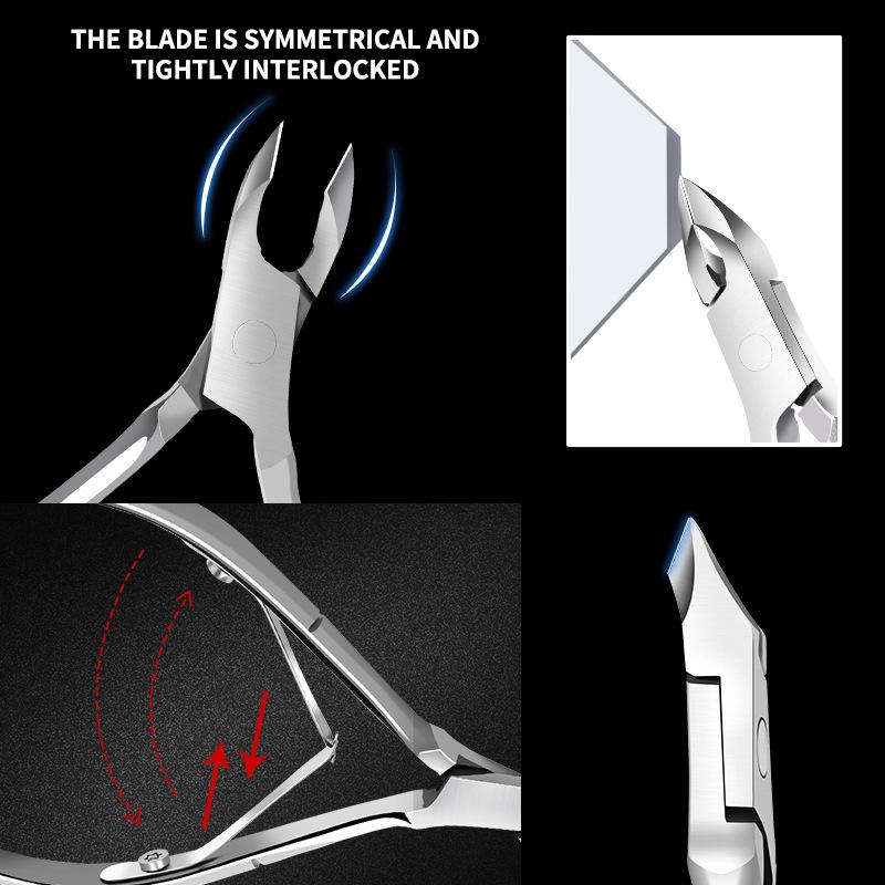 Professional Ingrown Toe Nail Cutter Heavy Duty Stainless Steel Thick Nail Nipper for Home Use