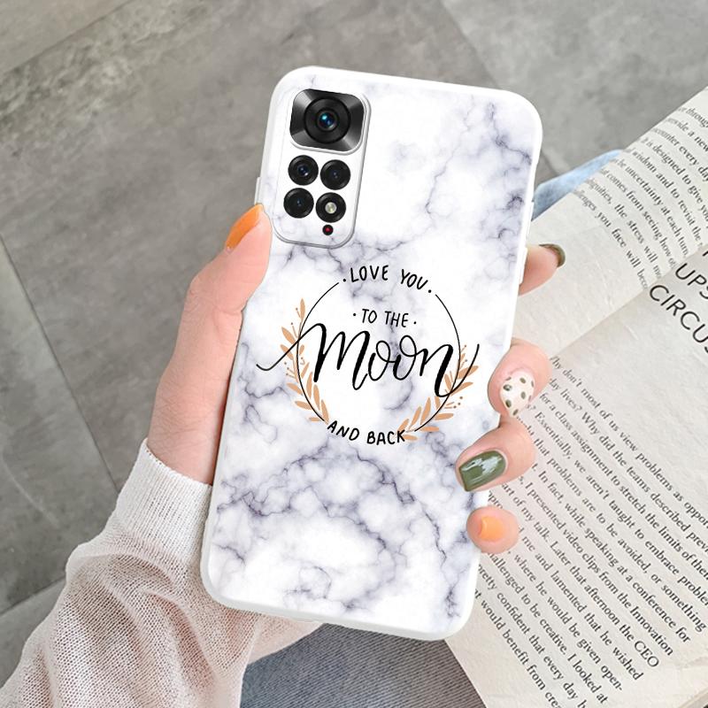 Marble Pattern Phone Case For Redmi Note 11 Pro Protective Cover Case Pink Silicon Soft Funda For Xiaomi Redmi 13C Note 13 4G
