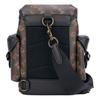 Coach Hitch 13 Classic Logo Carriage Pattern Print Mini Backpack Men backpack Charcoal CE507-A7U