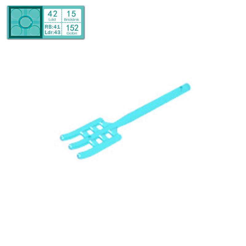 

Brick Guest Building Block Prongs: Compatible with LEGO Parts for MOC Accessories and DIY Projects Piece