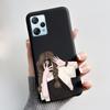 For Blackview A53 Case Blackview A53 Pro Back Cover Luxury Cute Love Rabbit Funny Black TPU Soft Silicone Protective Phone Case