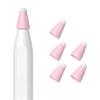 5Pcs Pencil Nib Protector Silicone Fiber Cover Sleeve For Pencil 1/2/3 Quiet Tablet Writing Pencil Accessories