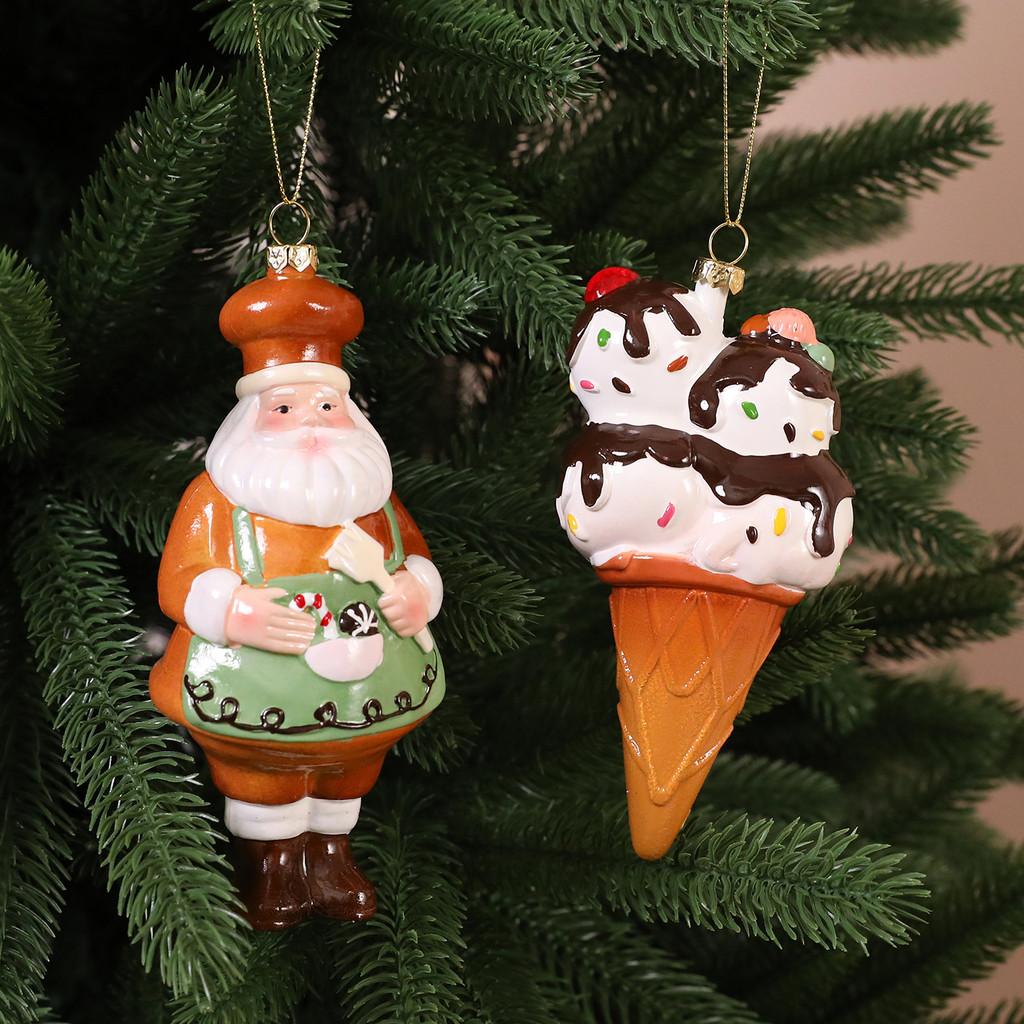 Weihnachts-Lebkuchenmann Baumschmuck Aus Kunststoff Für Feiertagsdekoration